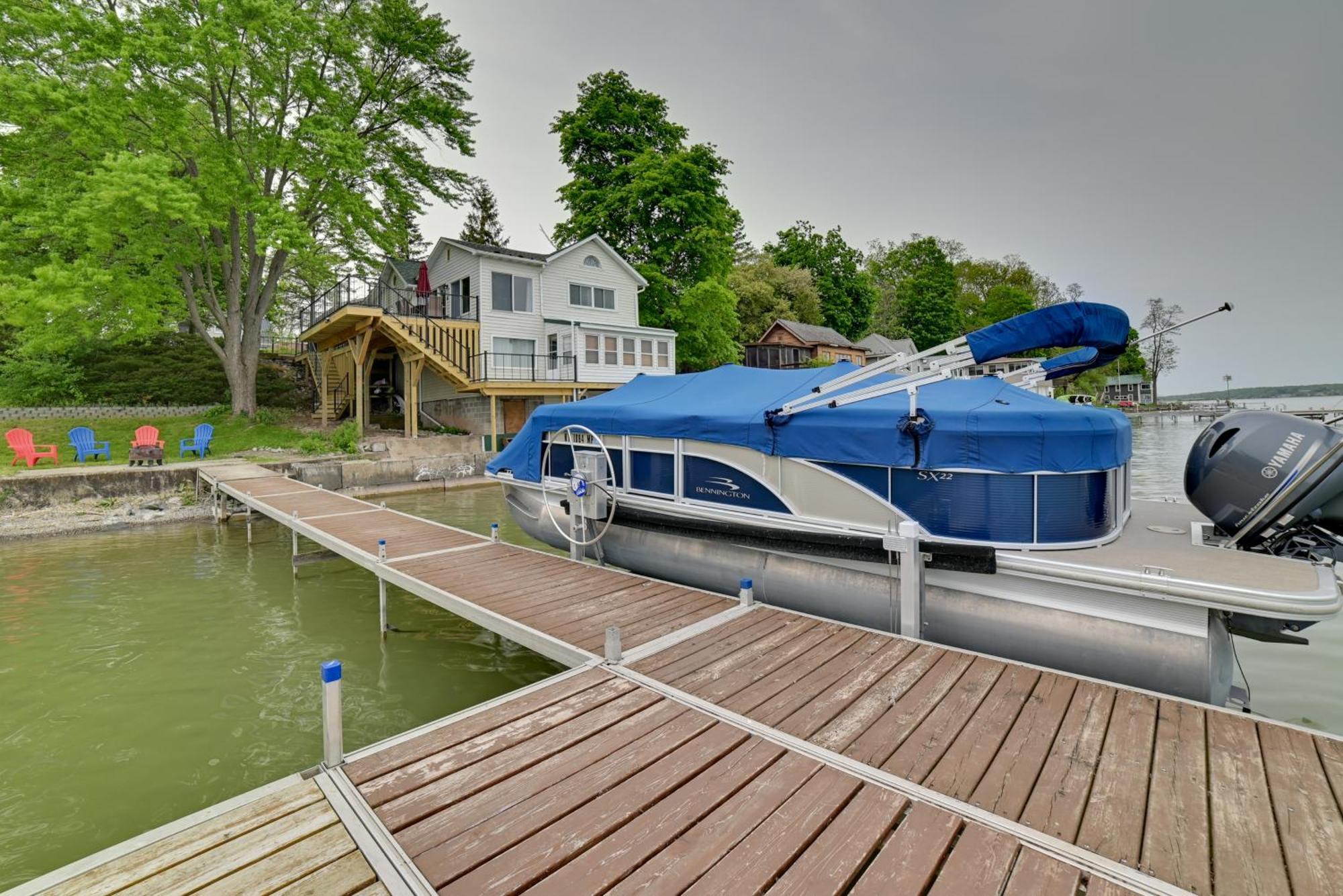 Cayuga Lake Retreat In Seneca Falls With Dock! Exterior photo